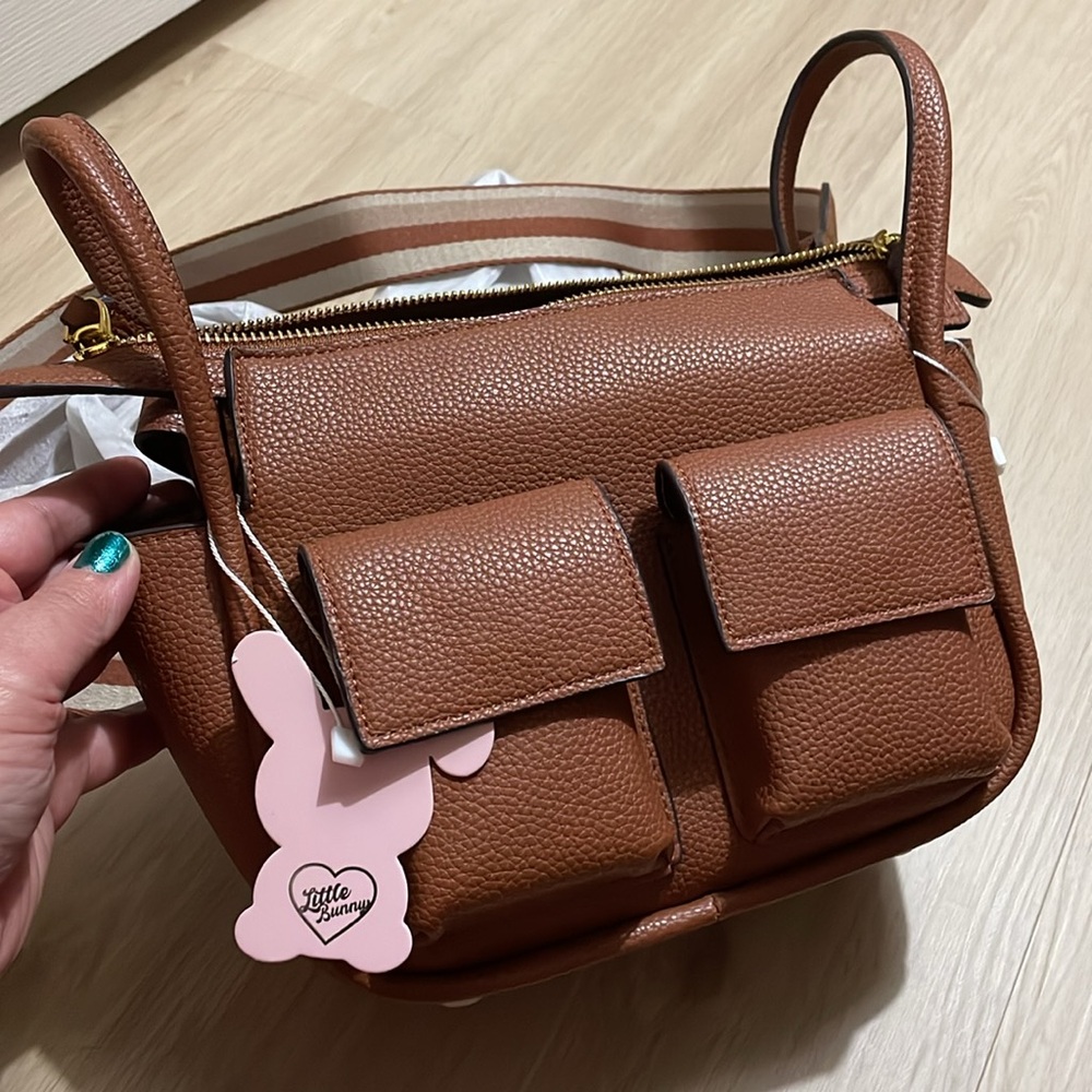 🆕 House of Little Bunny HOLB bag , Brick in Gold